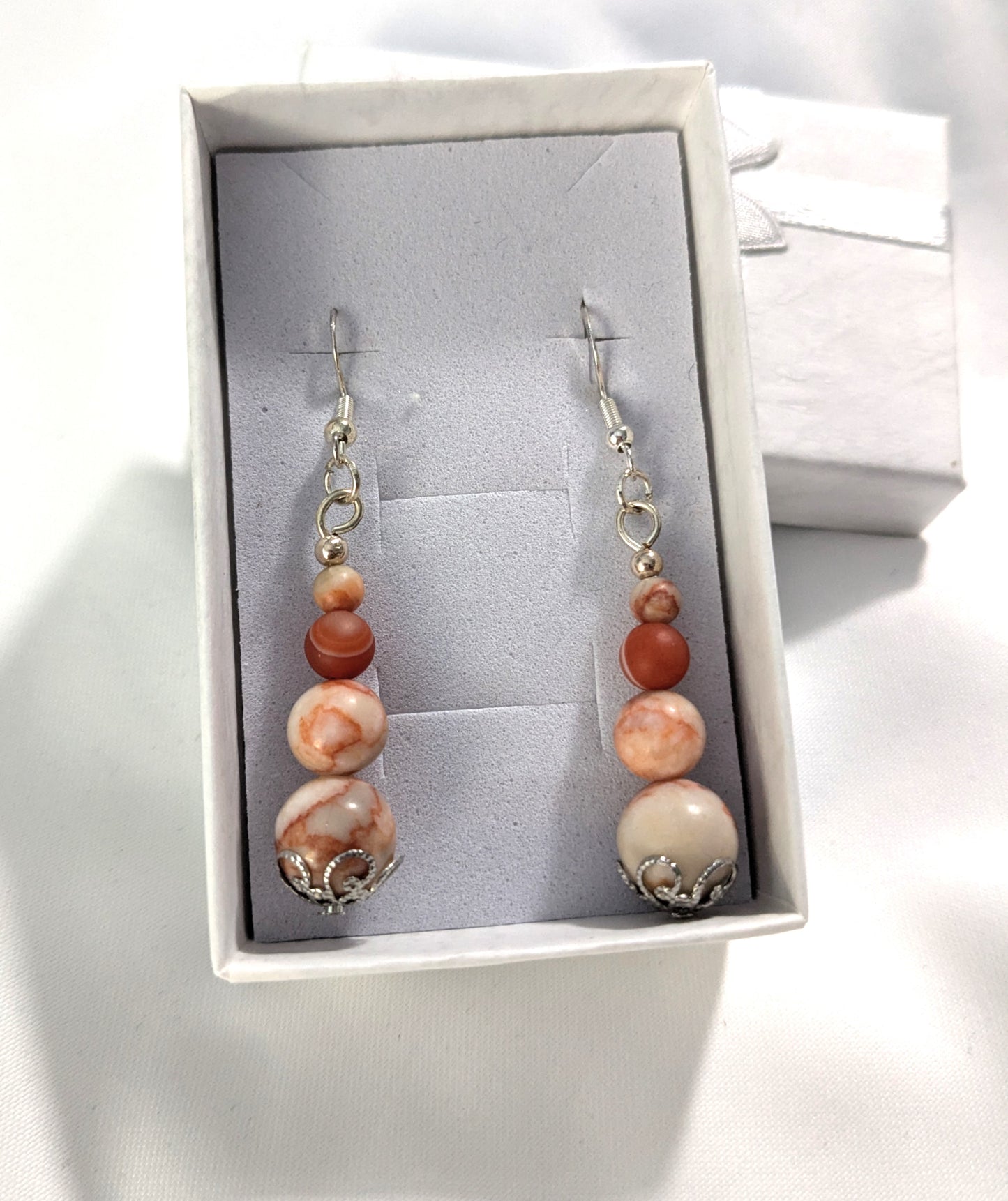 Red Line Jasper Earrings