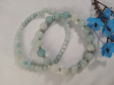 Ladies Blue bracelet set